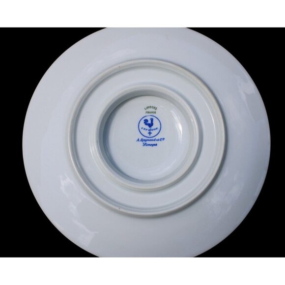 Limoges China Ceralene Raynaud Co. Morning Glory Spray Gravy Bowl- RARE - Picture 4 of 6
